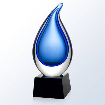 art glass, art glass crystal awards, custom crystal awards, custom awards, abstract awards